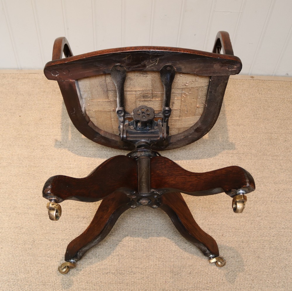 Oak Desk Chair View VIII