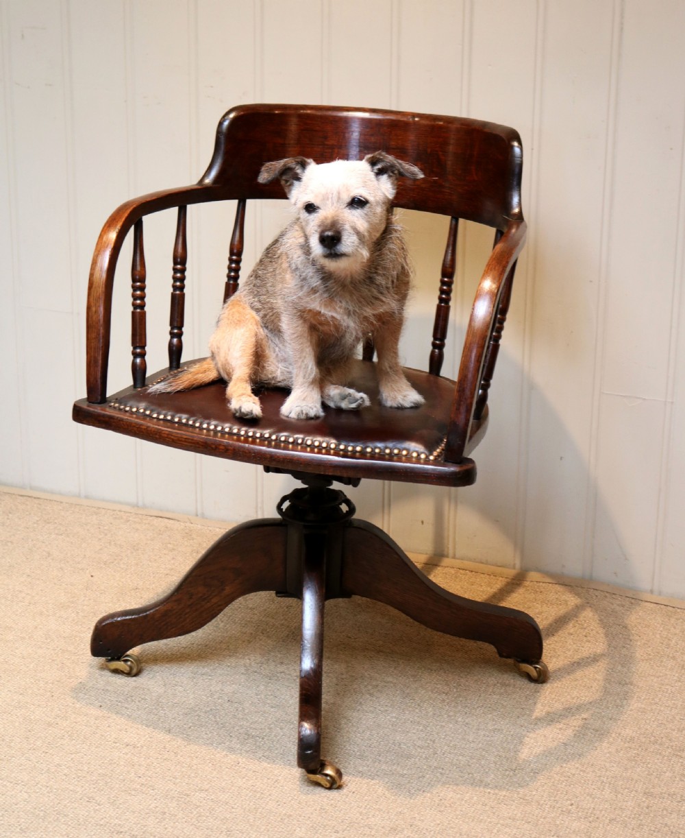 Oak Desk Chair View X