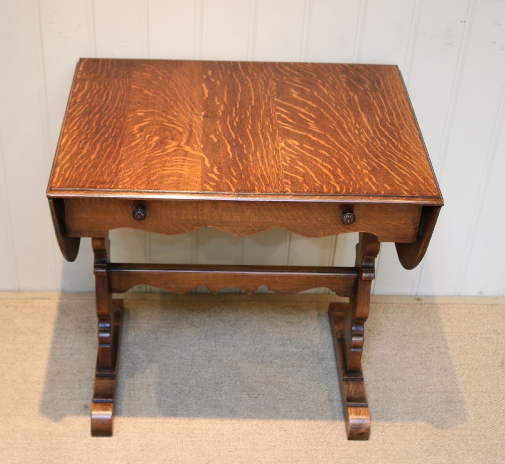 Oak Side Table View V