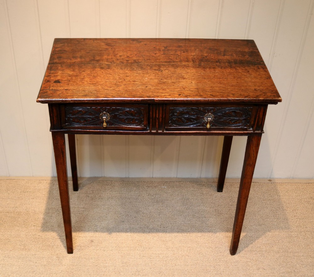 Georgian Oak Side Table