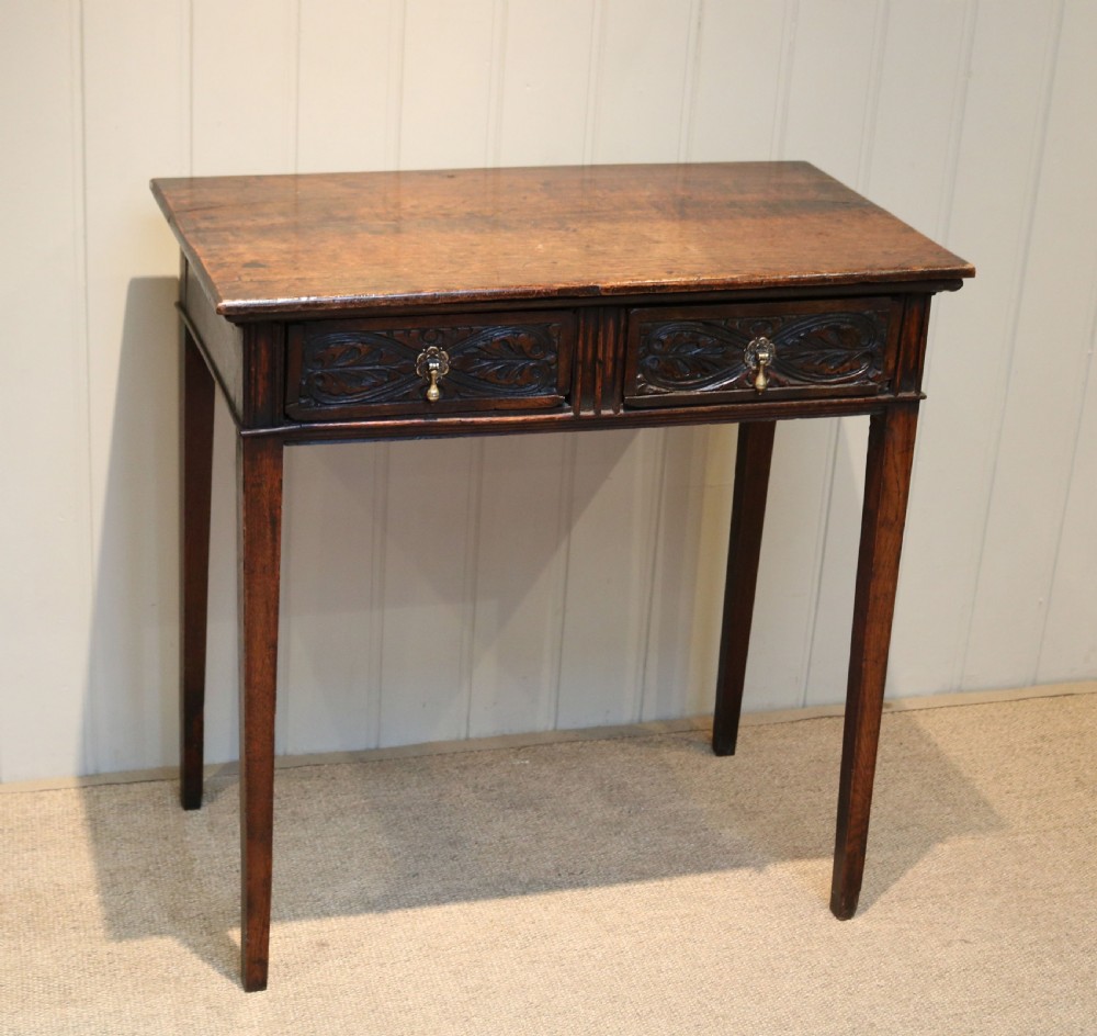 Georgian Oak Side Table View III