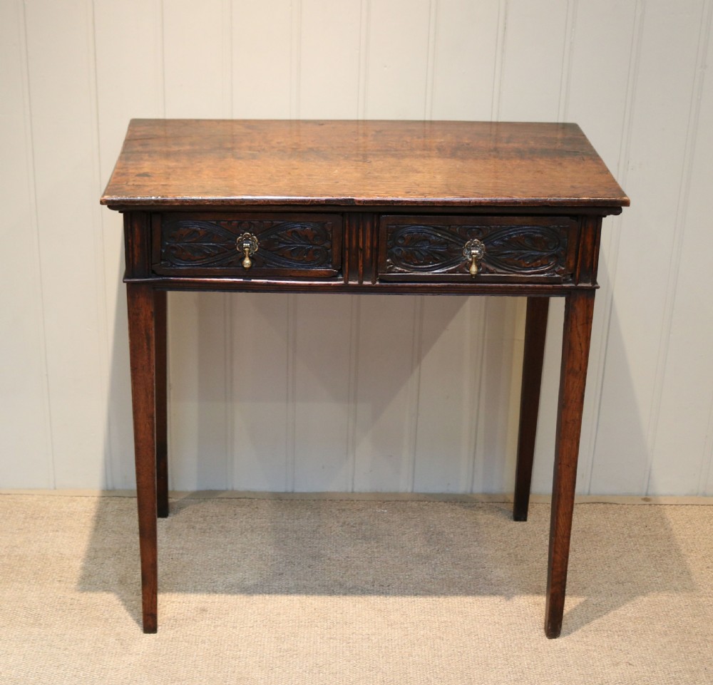 Georgian Oak Side Table View IV