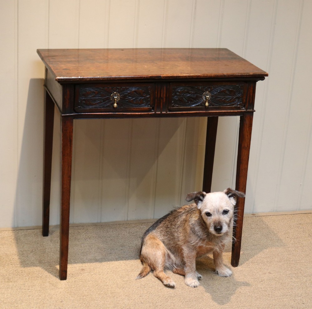 Georgian Oak Side Table View VI