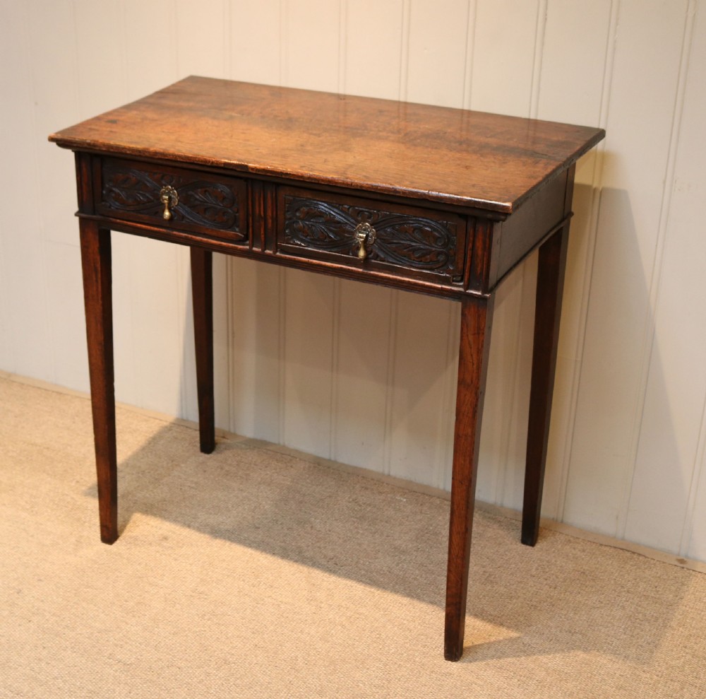 Georgian Oak Side Table View VII