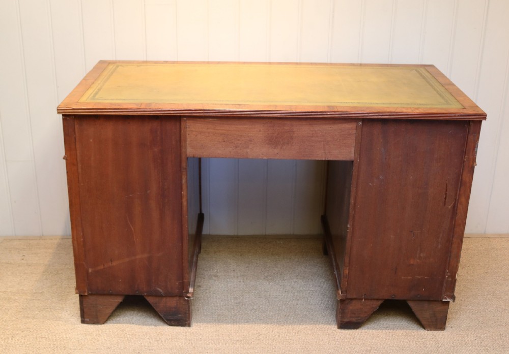 Walnut Pedestal Desk View IX