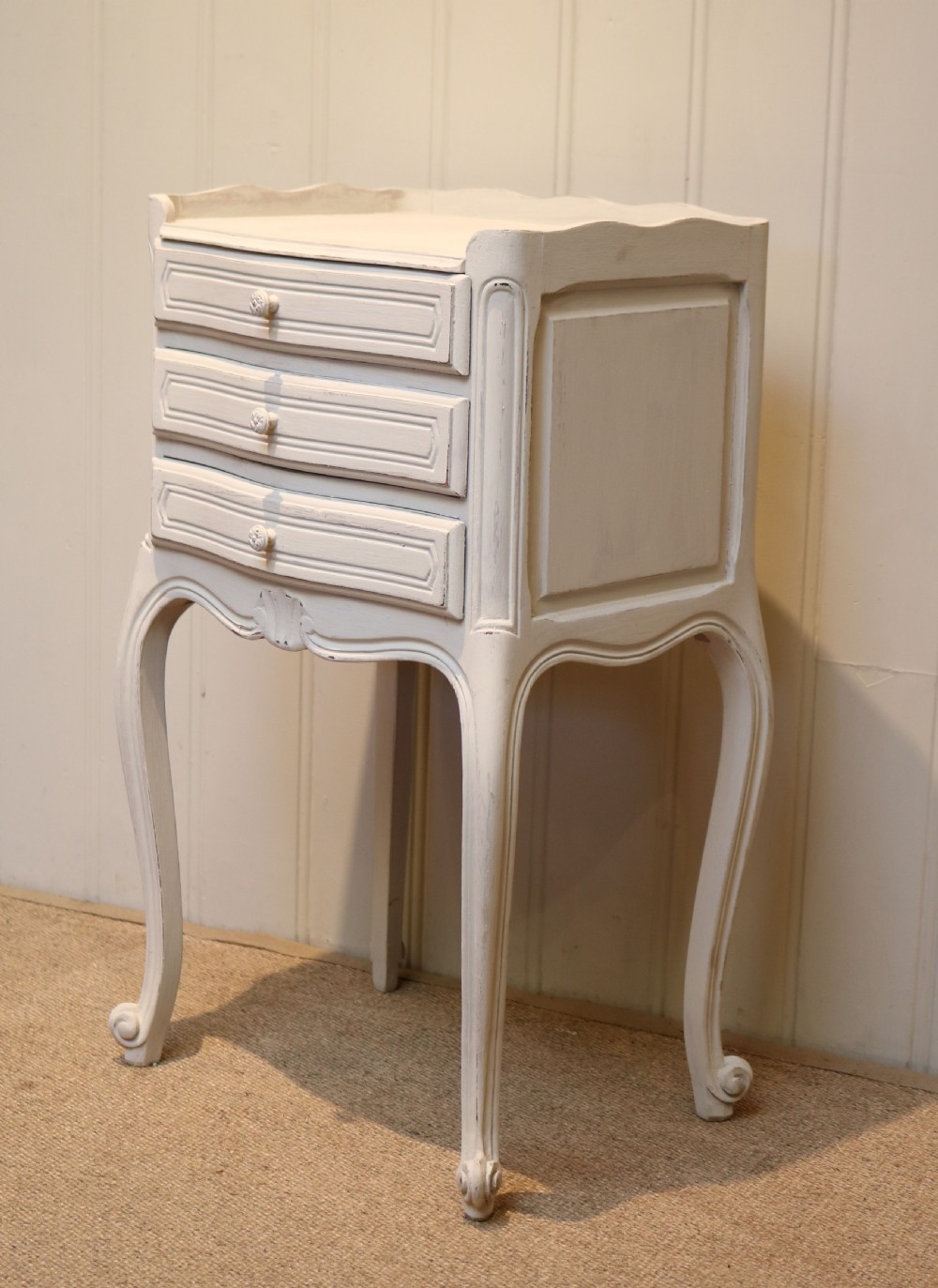 French Painted Bedside Cabinet View IV