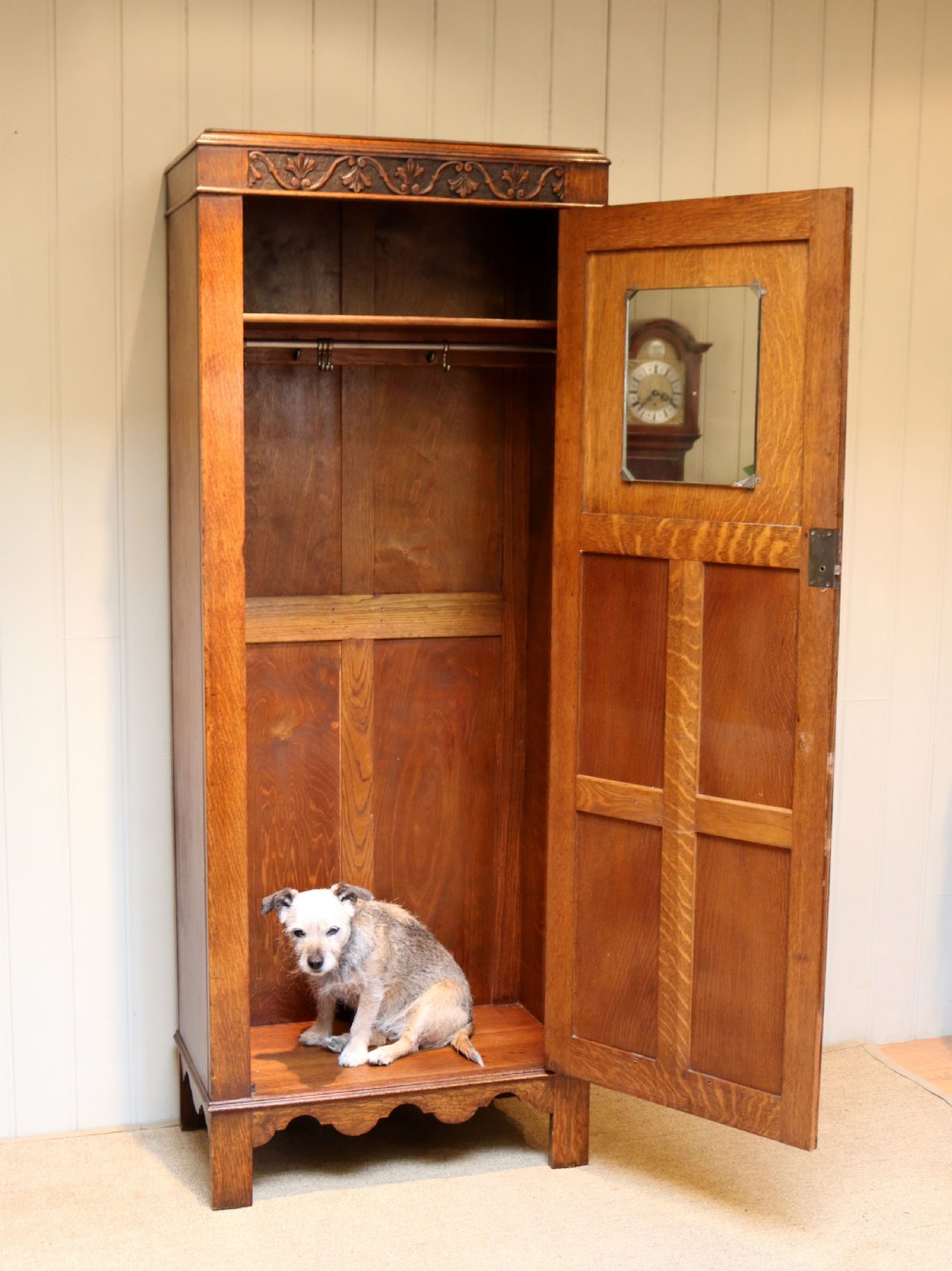 Solid Oak Hall Cupboard View IV
