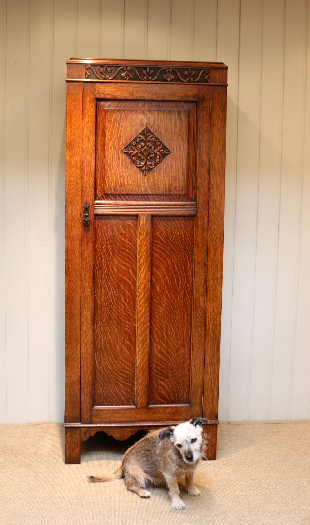 Solid Oak Hall Cupboard View VII