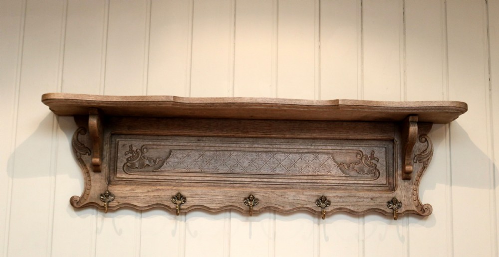 French Light Oak Shelf