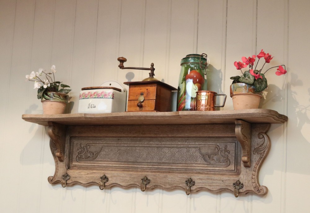 French Light Oak Shelf View II