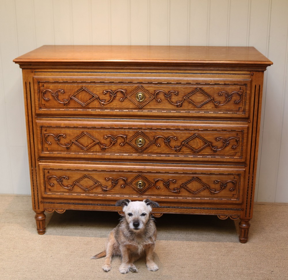 Golden Oak Chest Of Drawers View IV