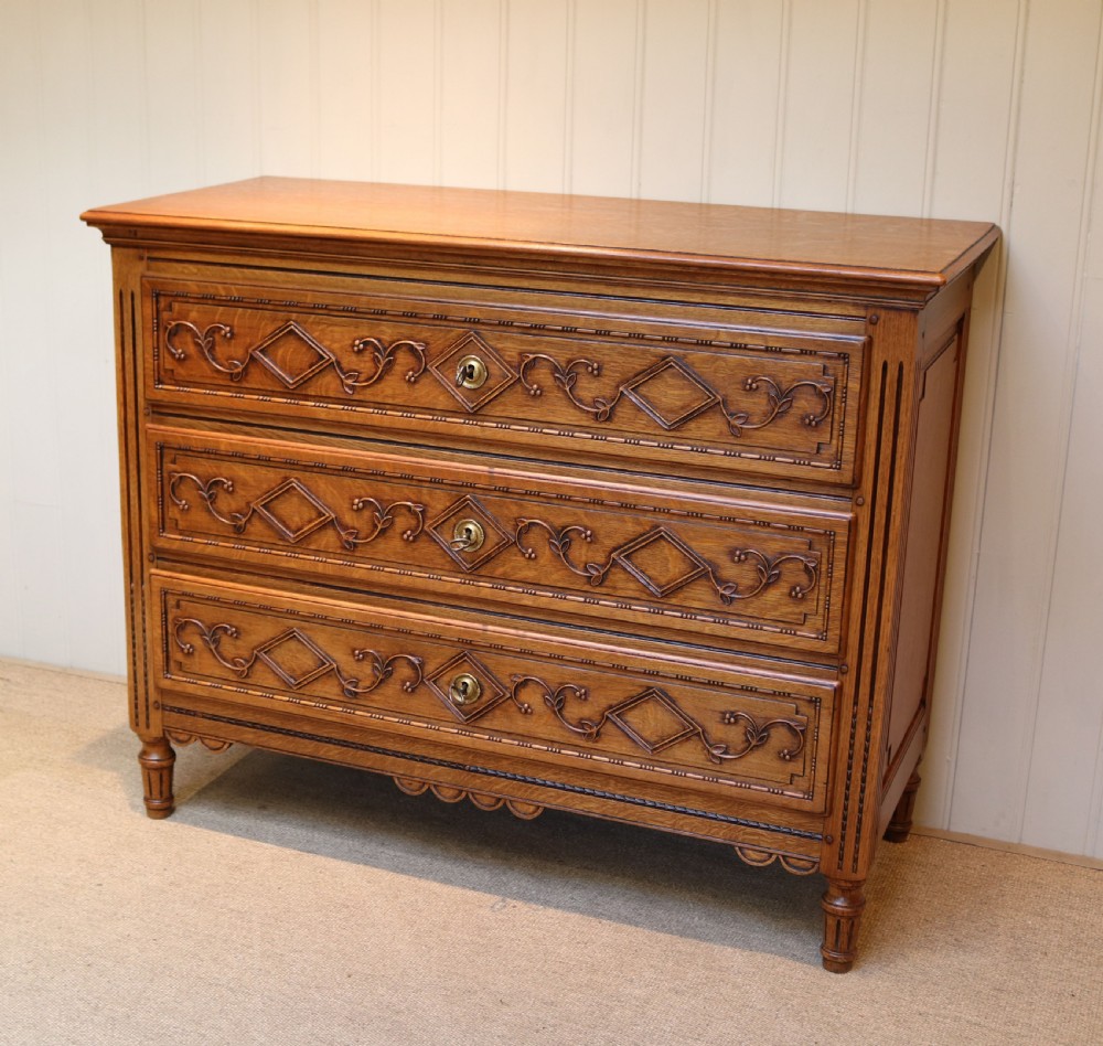 Golden Oak Chest Of Drawers View VII