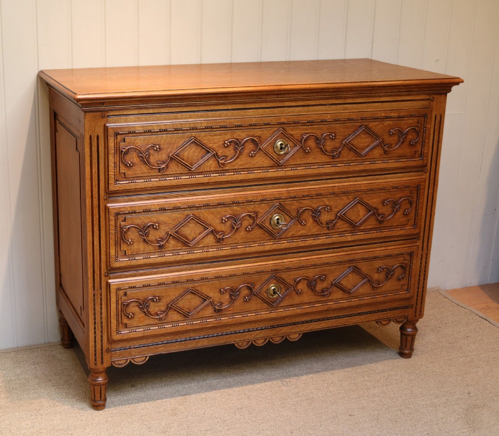 Golden Oak Chest Of Drawers View VIII
