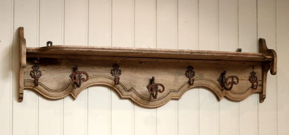 Rustic Light Oak Wall Shelves