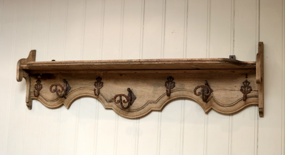 Rustic Light Oak Wall Shelves View III