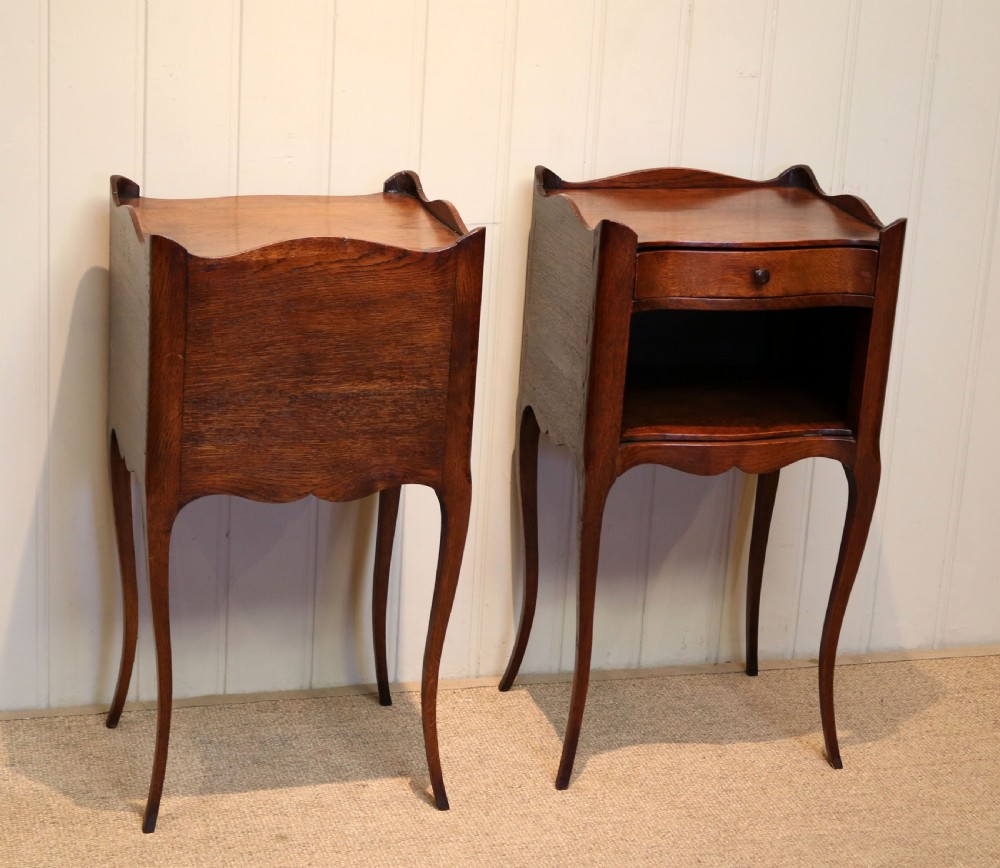 Pair Of French Oak Bedside Cabinets View VIII