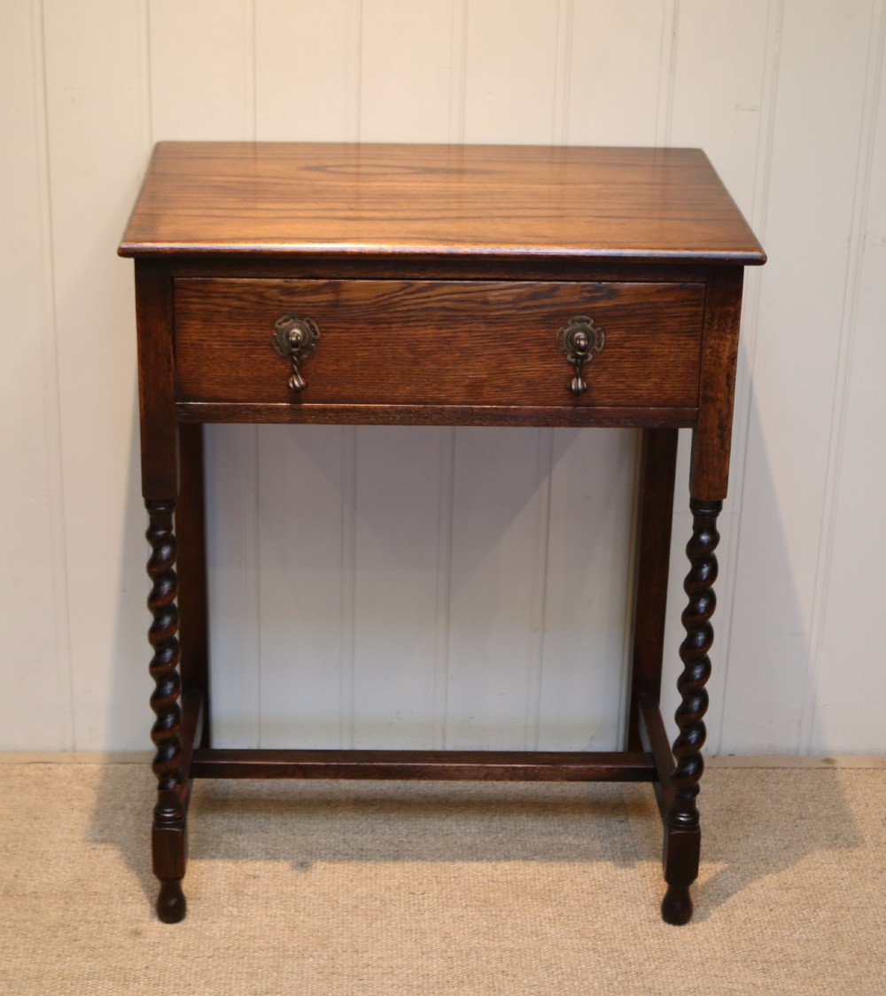 Oak Side Table View II