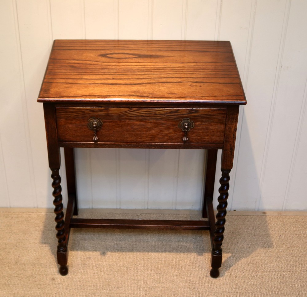 Oak Side Table View V