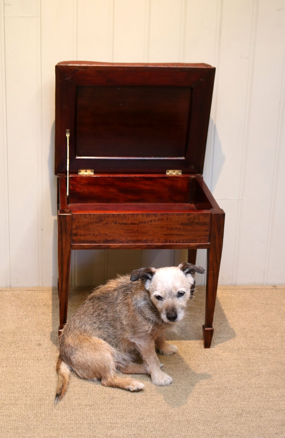Edwardian Mahogany Piano Stool View V
