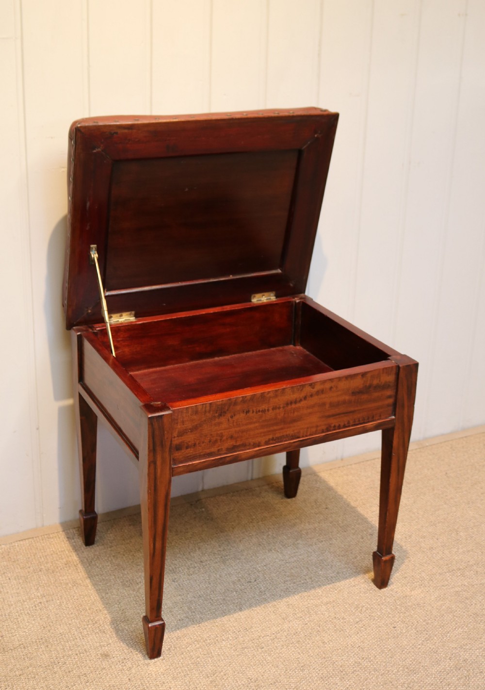 Edwardian Mahogany Piano Stool View VI