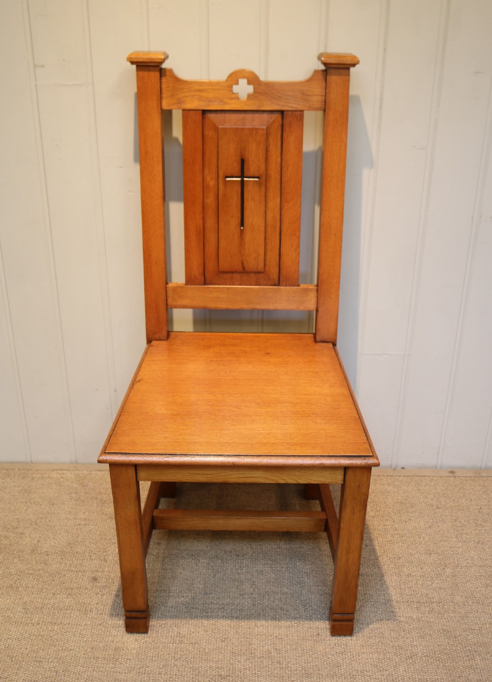 Solid Oak Church Chair View IV