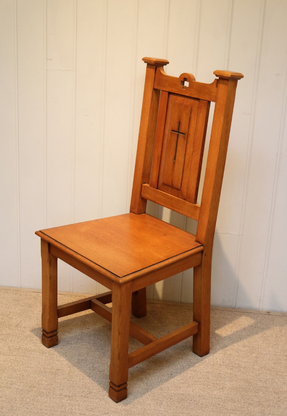 Solid Oak Church Chair View VI