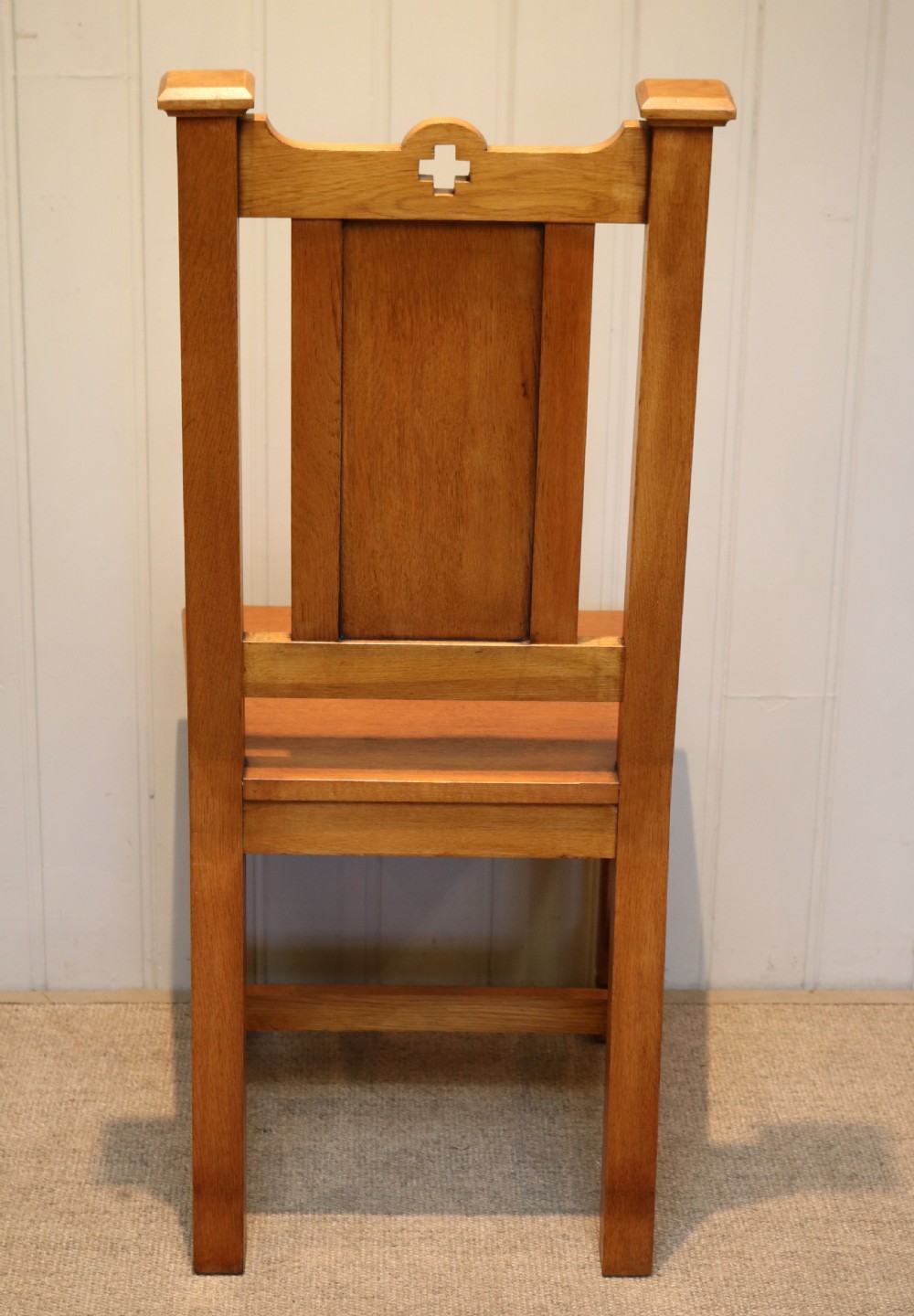 Solid Oak Church Chair View VII