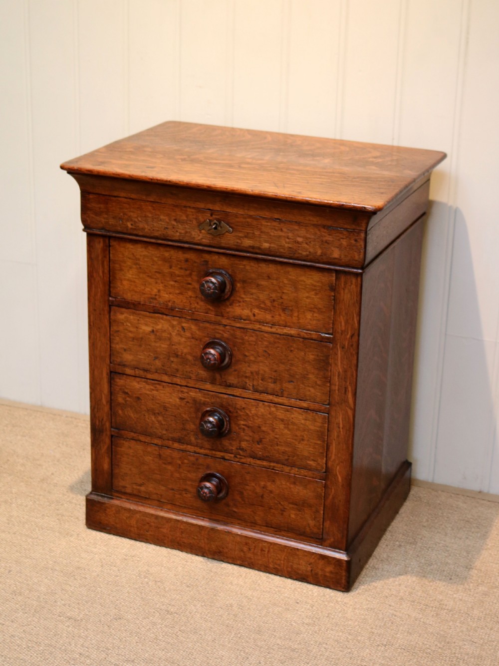 Small Proportioned Oak Chest Of Drawers View II