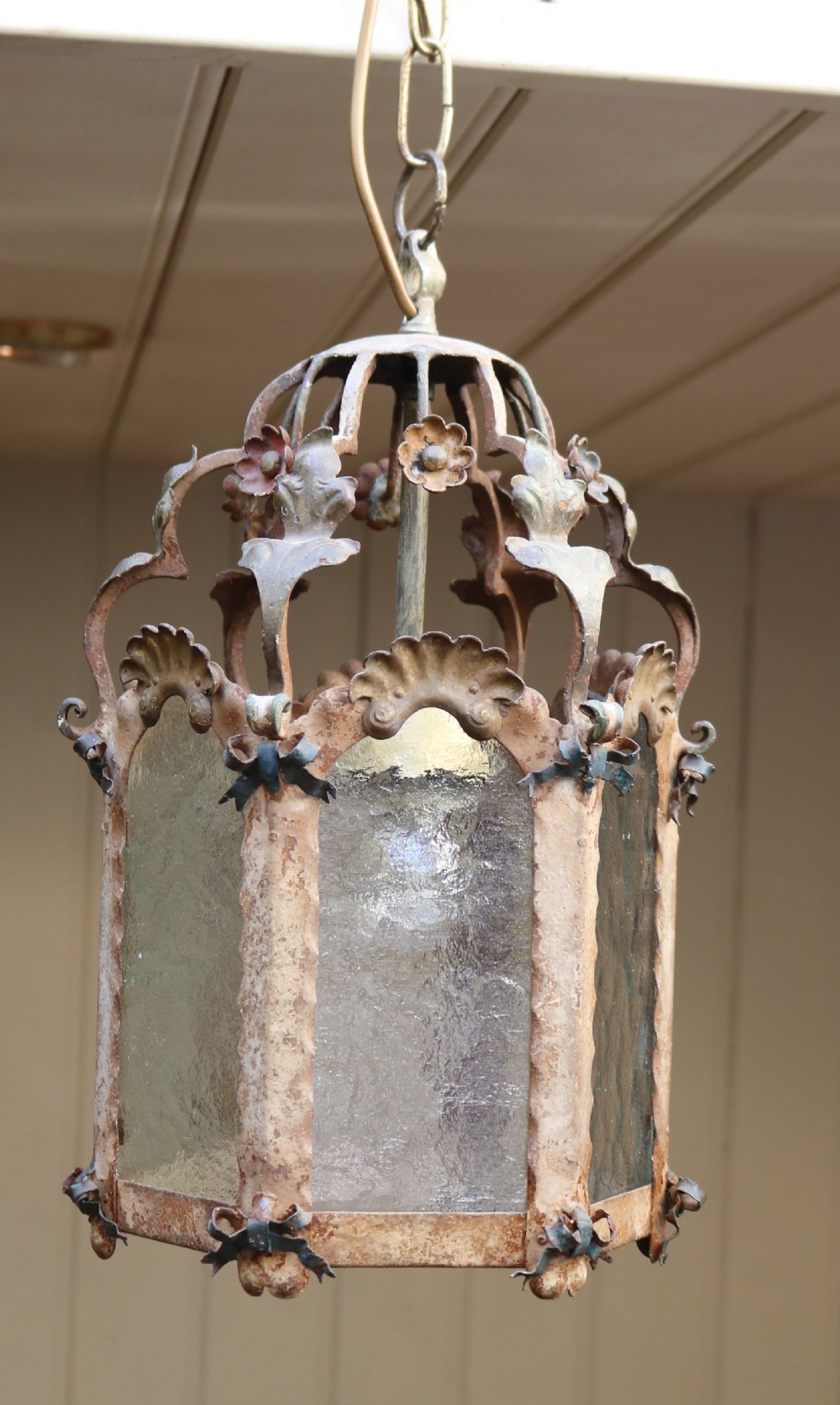 French Gilt Hall Lantern