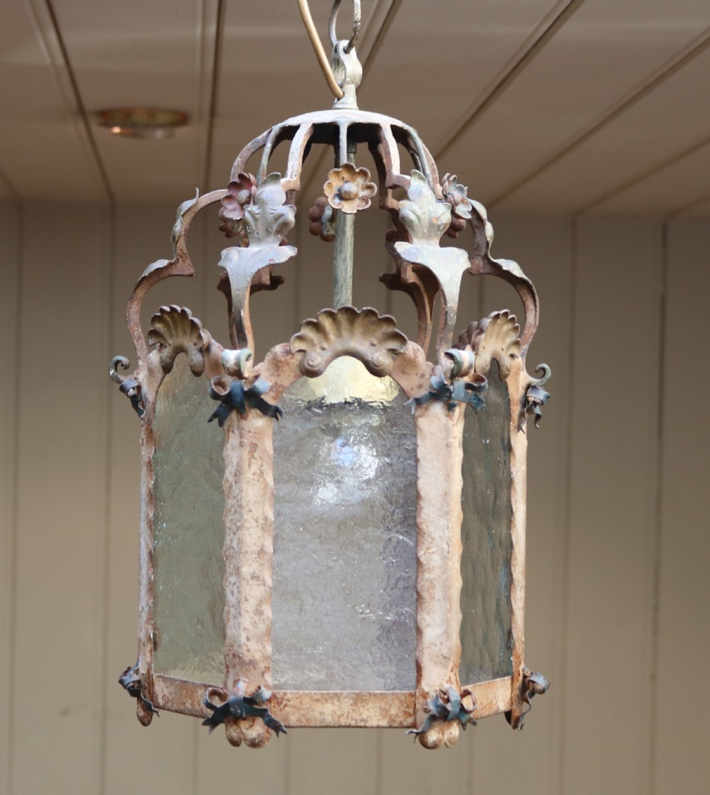 French Gilt Hall Lantern View II
