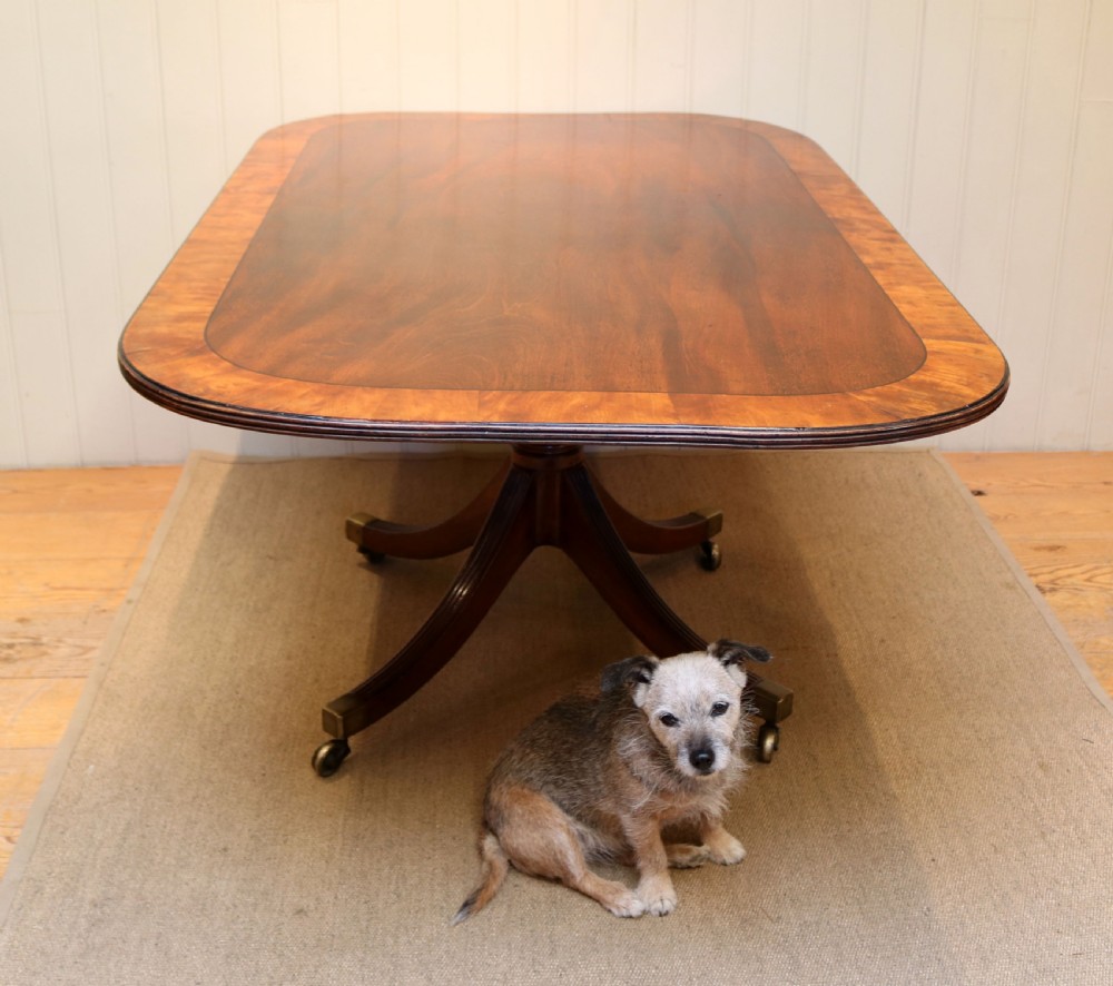 Regency Solid Mahogany Dining Table View VIII