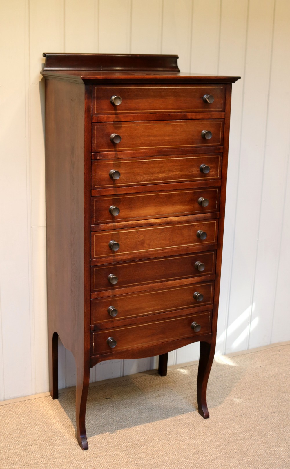 Tall Mahogany Chest Of Drawers