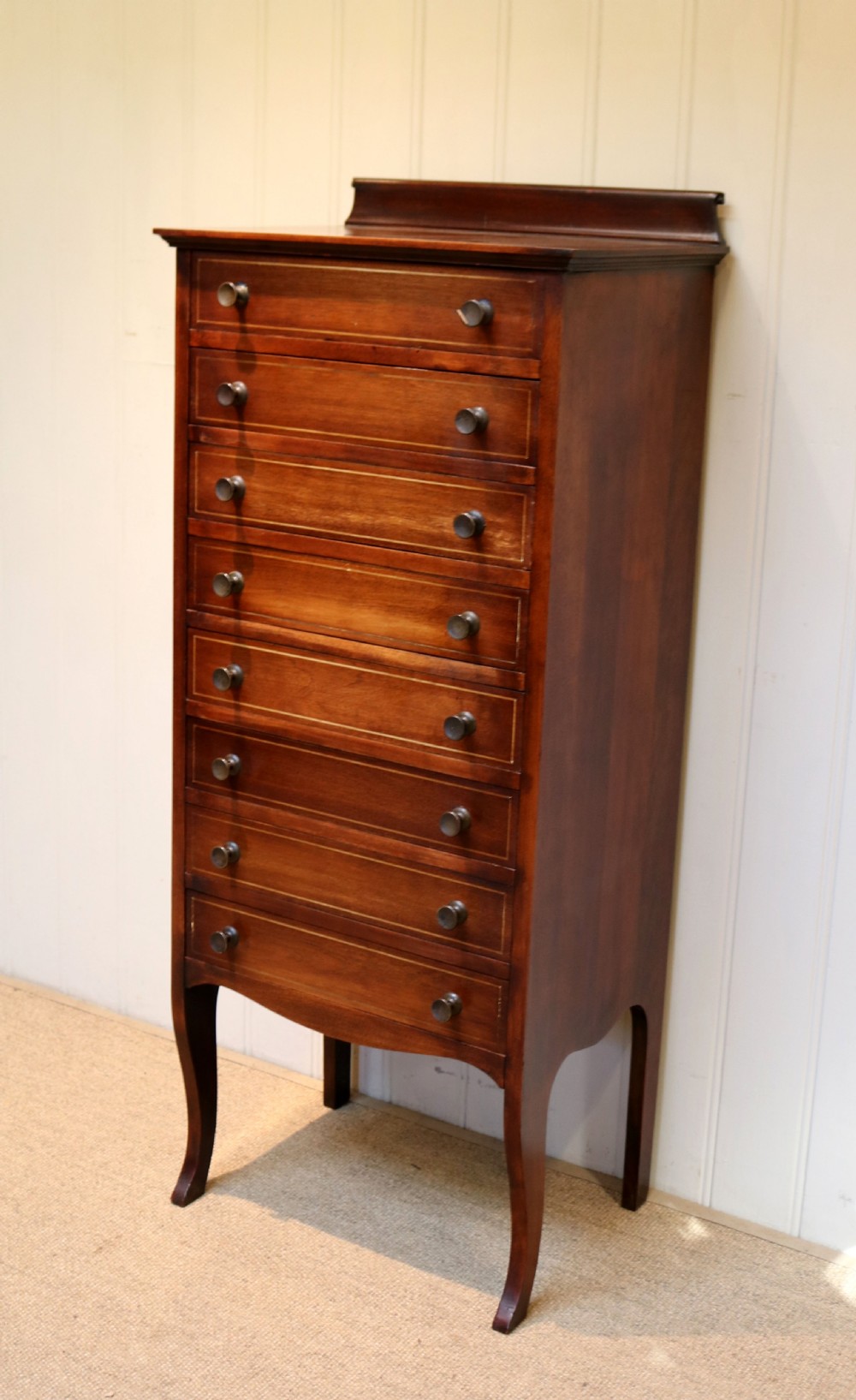 Tall Mahogany Chest Of Drawers View III
