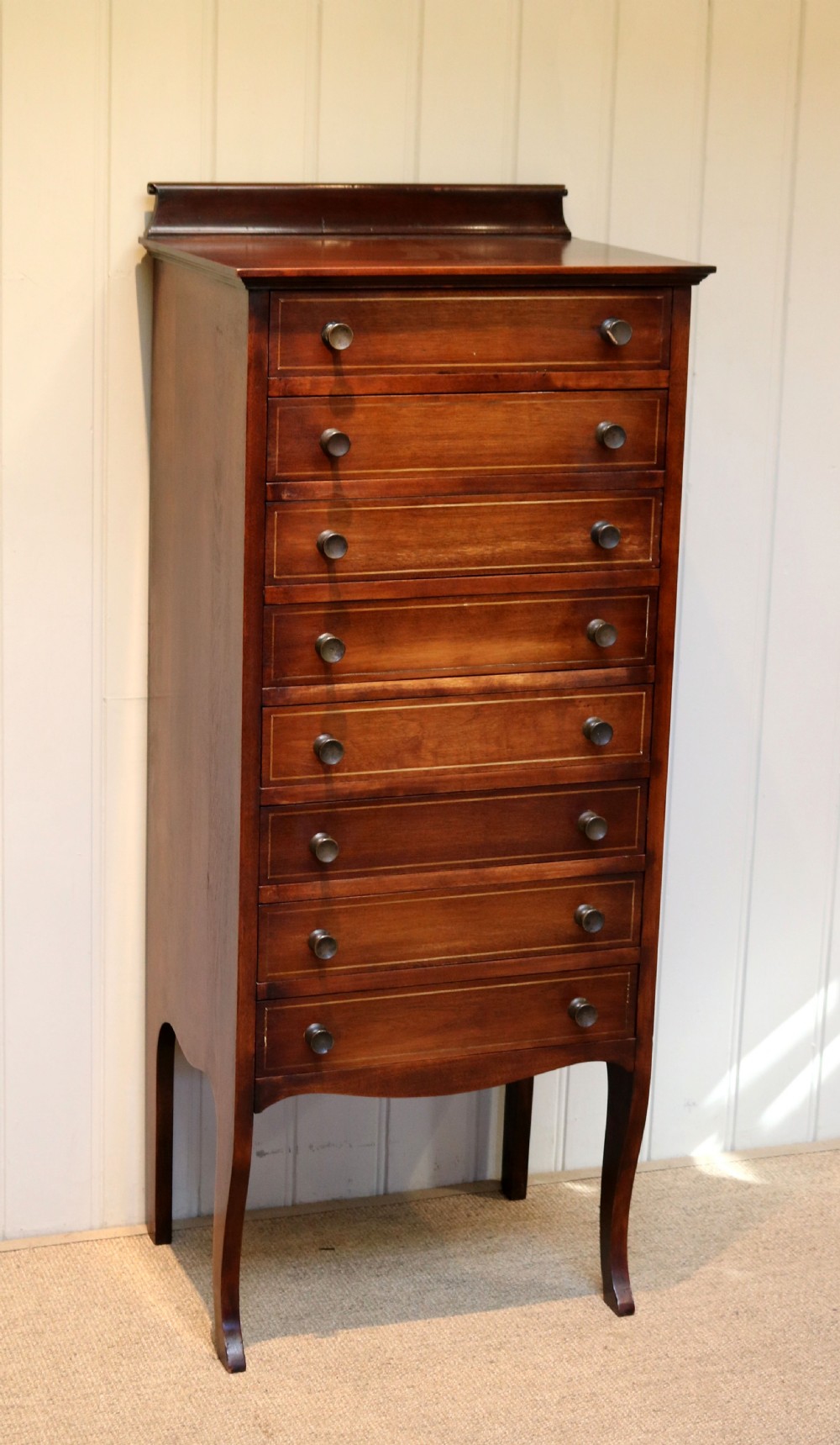 Tall Mahogany Chest Of Drawers View IV