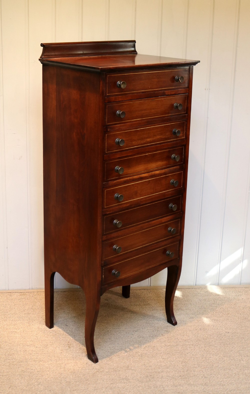 Tall Mahogany Chest Of Drawers View VI