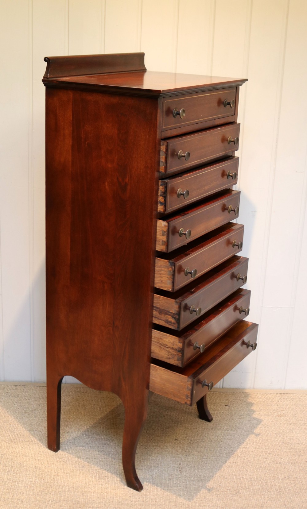 Tall Mahogany Chest Of Drawers View VII