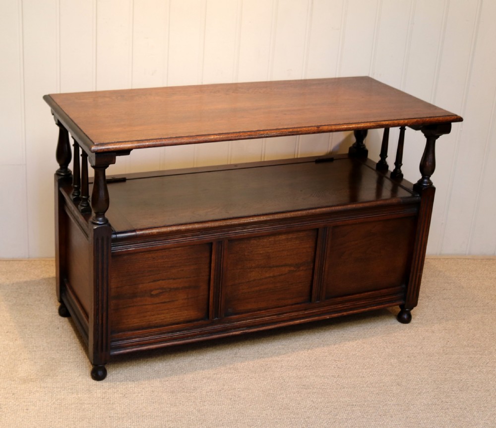 Oak Monks Bench View IV