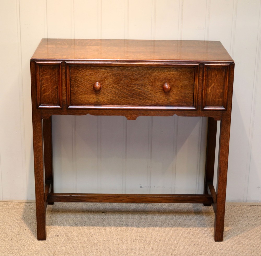 Oak Side Table View V