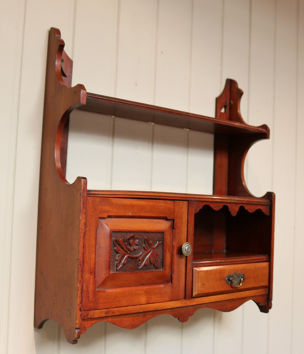 Mahogany Wall Cabinet View V