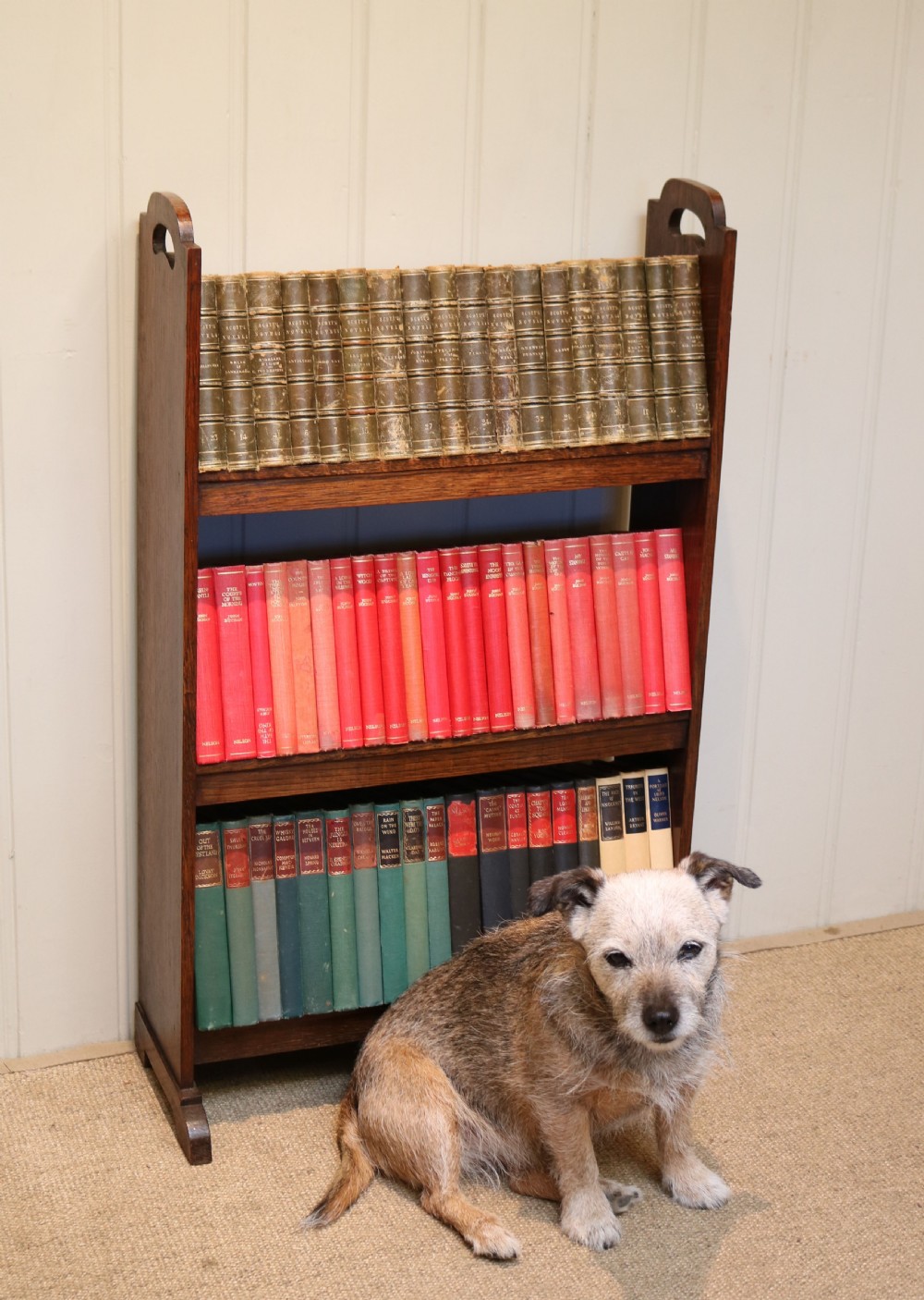Small Oak Book Trough View V
