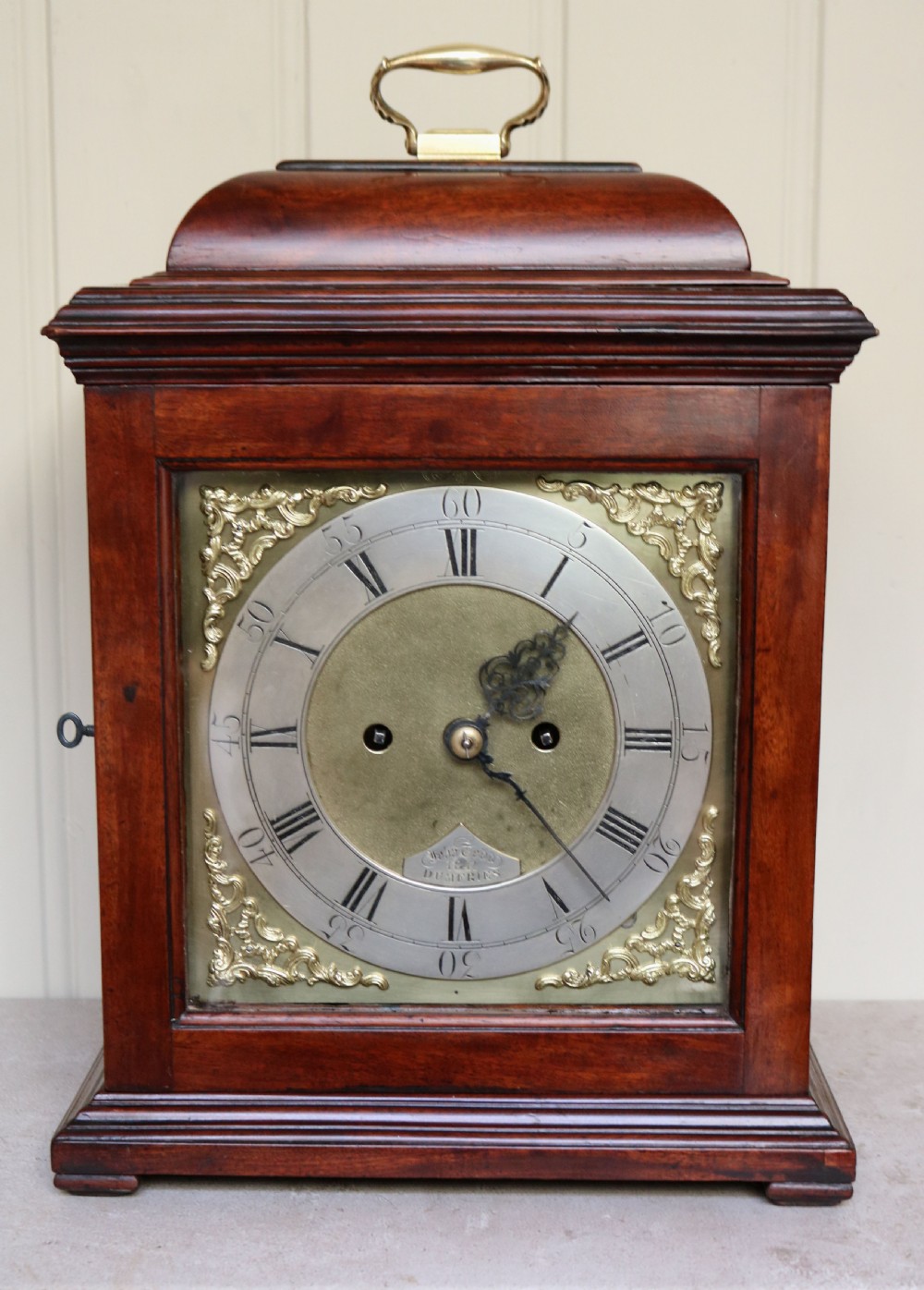 Scottish Mahogany Bracket Clock View II