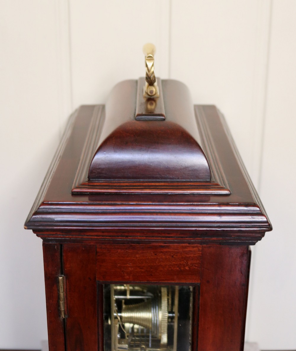 Scottish Mahogany Bracket Clock View IX