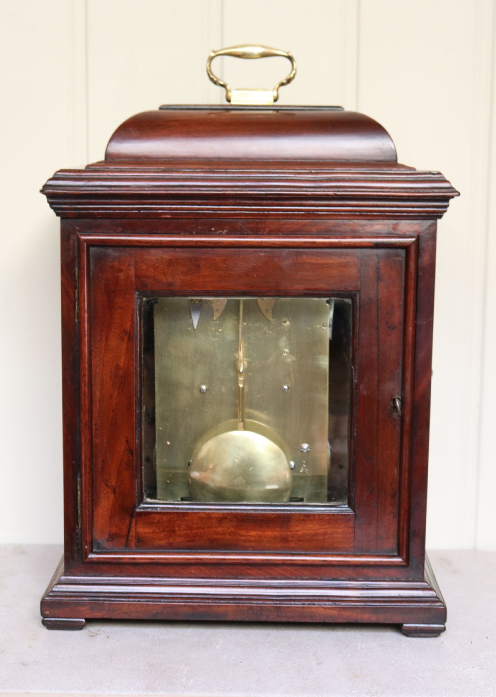 Scottish Mahogany Bracket Clock View X