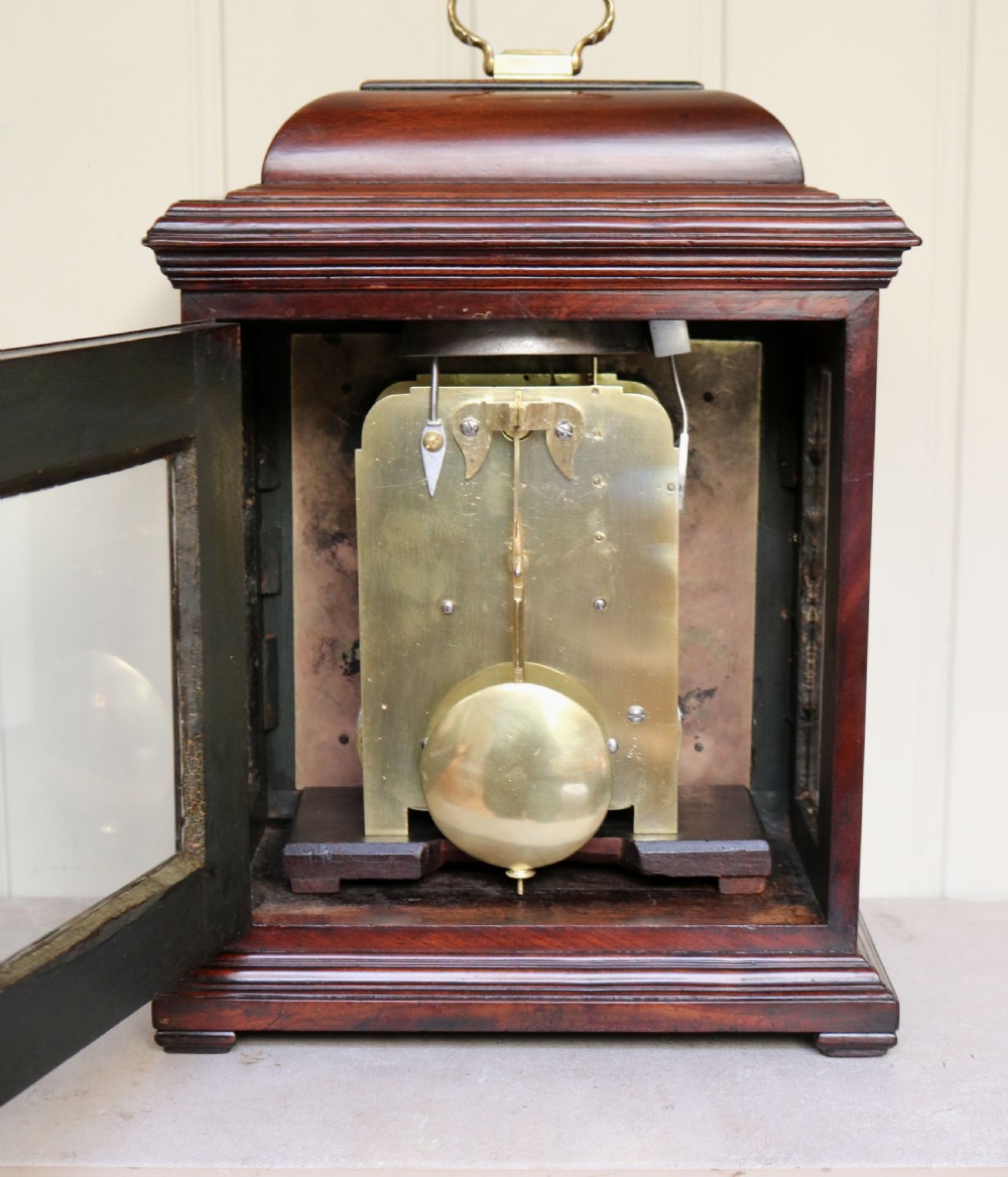Scottish Mahogany Bracket Clock View XII
