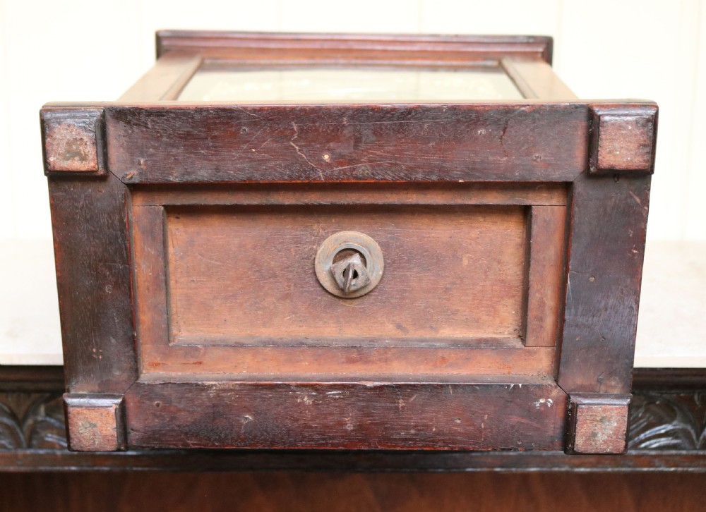 Scottish Mahogany Bracket Clock View XIV