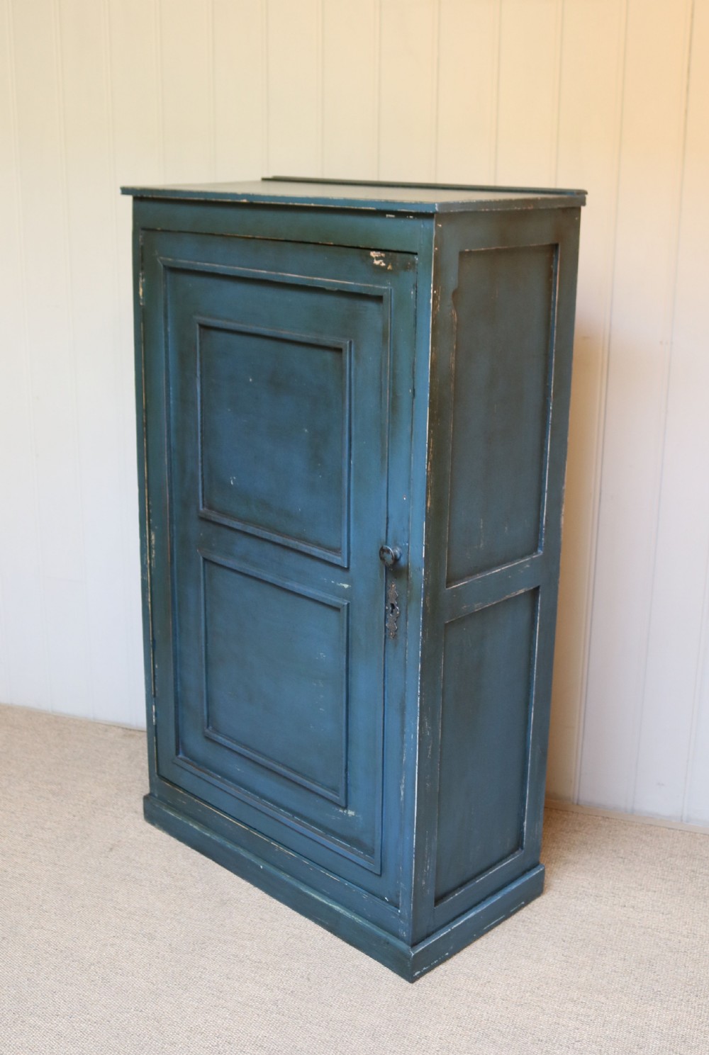 Small Proportioned French Painted Pine Cupboard View VI