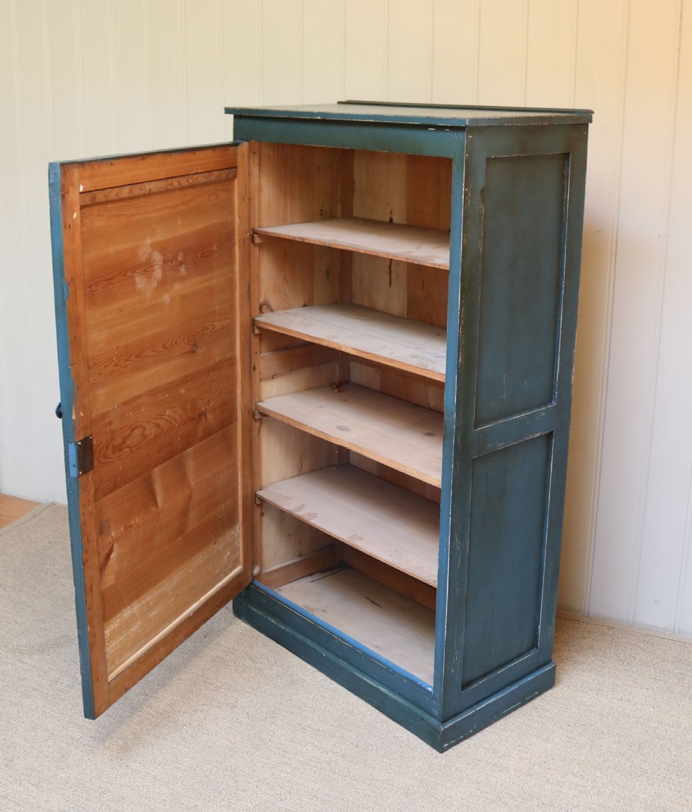 Small Proportioned French Painted Pine Cupboard View VII