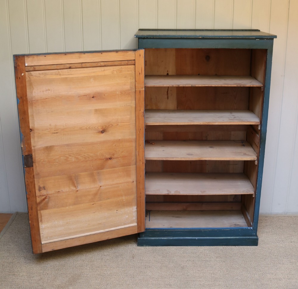 Small Proportioned French Painted Pine Cupboard View VIII