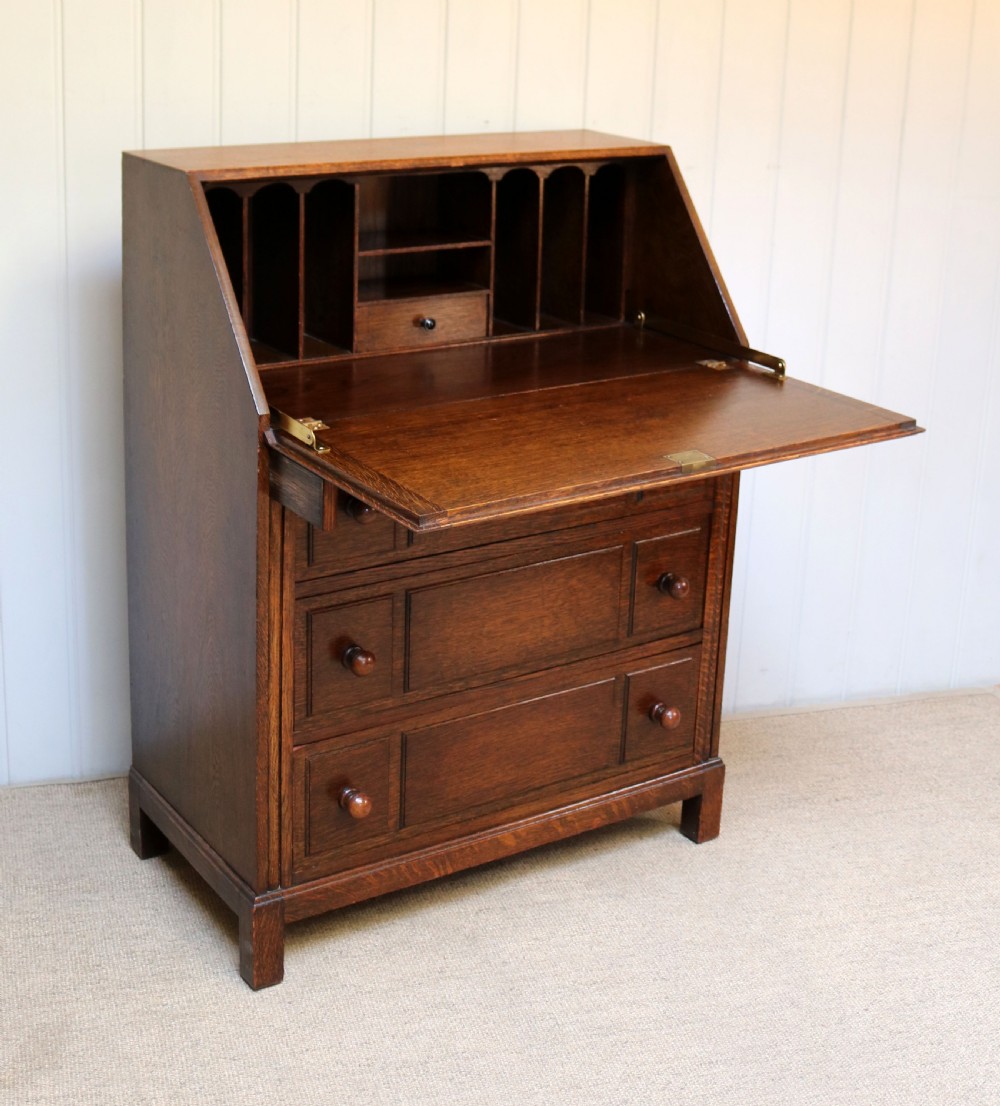 Solid Oak Bureau View IV
