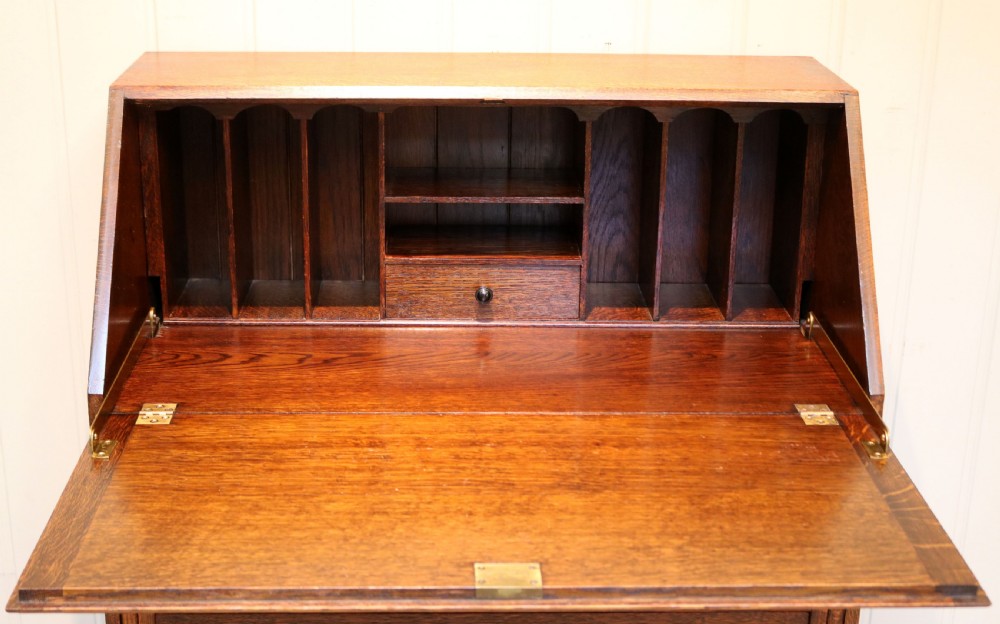 Solid Oak Bureau View VII